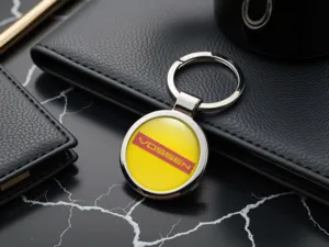 Vossen Personalisiert Schlüsselring Foto Glänzend Stil
